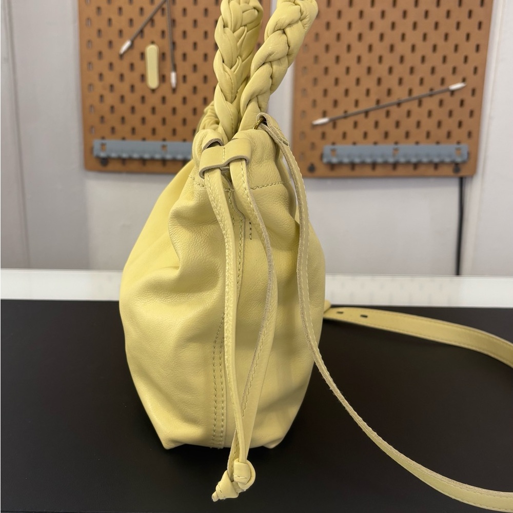 NWT Madewell Womens Butter Yellow The Piazza Mini Crossbody Bag,100% Cow Leather - Picture 4 of 15